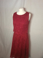 Robe rouge Bordeaux Yessica (M)