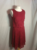 Robe rouge Bordeaux Yessica (M)