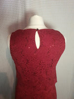 Robe rouge Bordeaux Yessica (M)