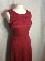 Robe rouge Bordeaux Yessica (M)