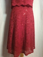 Robe rouge Bordeaux Yessica (M)