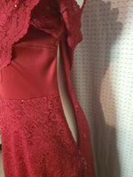 Robe rouge Bordeaux Yessica (M)