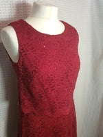 Robe rouge Bordeaux Yessica (M)