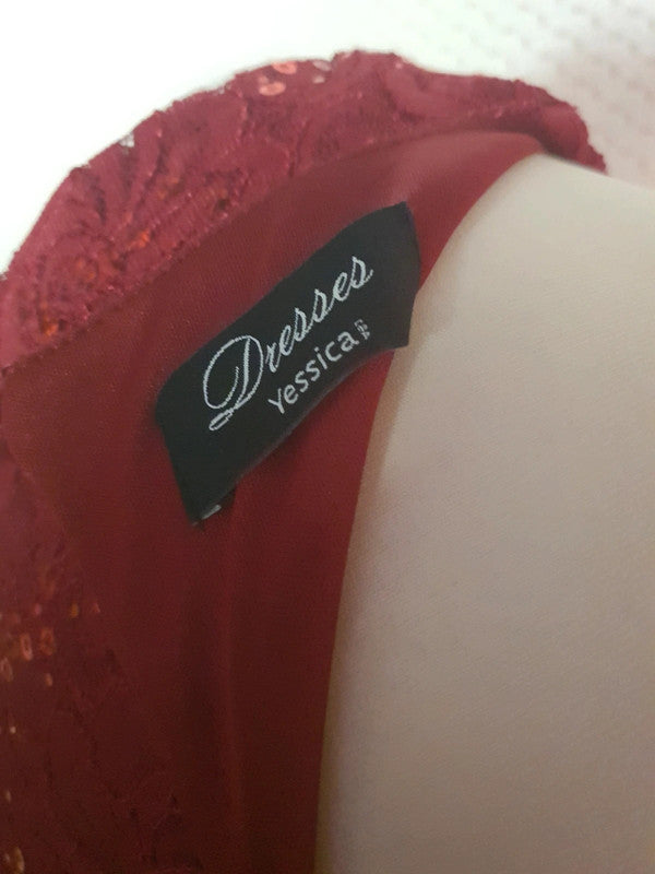 Robe rouge Bordeaux Yessica (M)