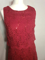 Robe rouge Bordeaux Yessica (M)