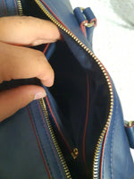 Sac à main bleu marine Galleries Lafayette