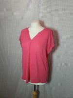 T-Shirt col V Burton of london