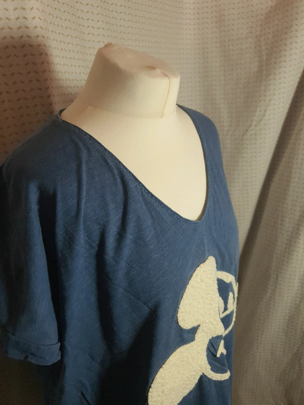 T-Shirt bleu Mickey Andromede