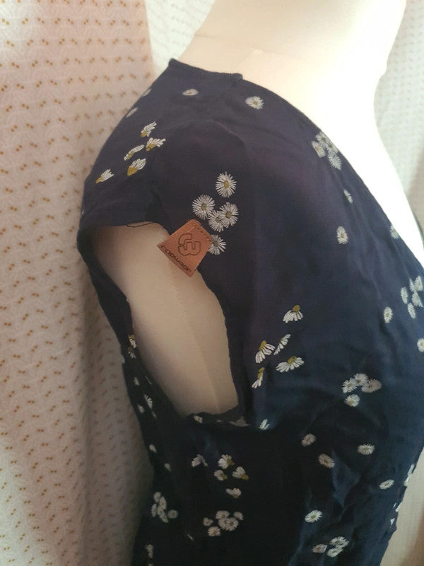 Robe bleu fleurie Magwear