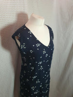 Robe bleu fleurie Magwear