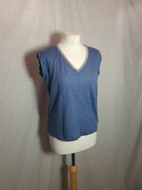 T-Shirt bleu Le Temps des Cerises