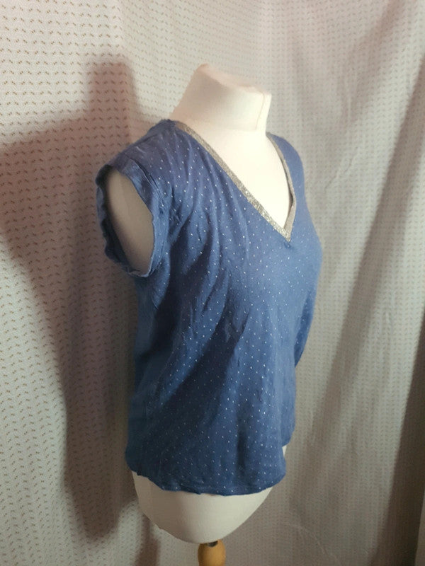 T-Shirt bleu Le Temps des Cerises