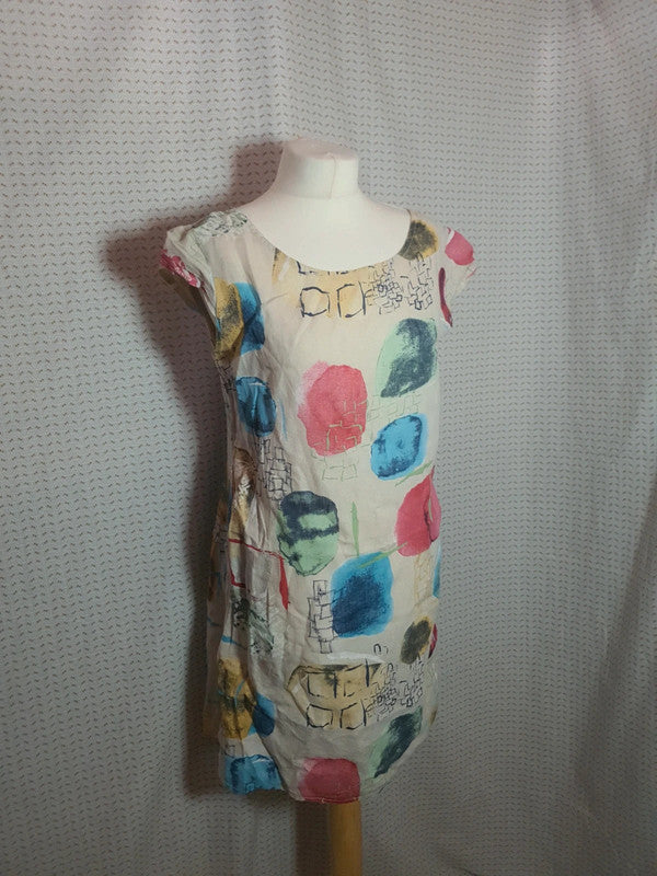 Robe multicolores La compagnie du lin T-40