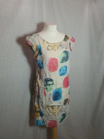 Robe multicolores La compagnie du lin T-40