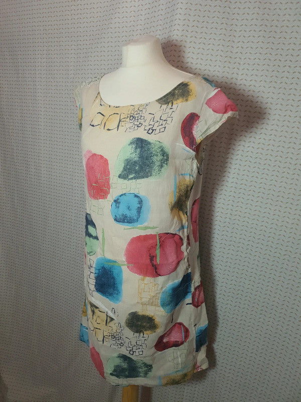Robe multicolores La compagnie du lin T-40