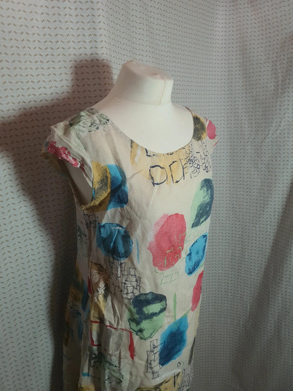 Robe multicolores La compagnie du lin T-40