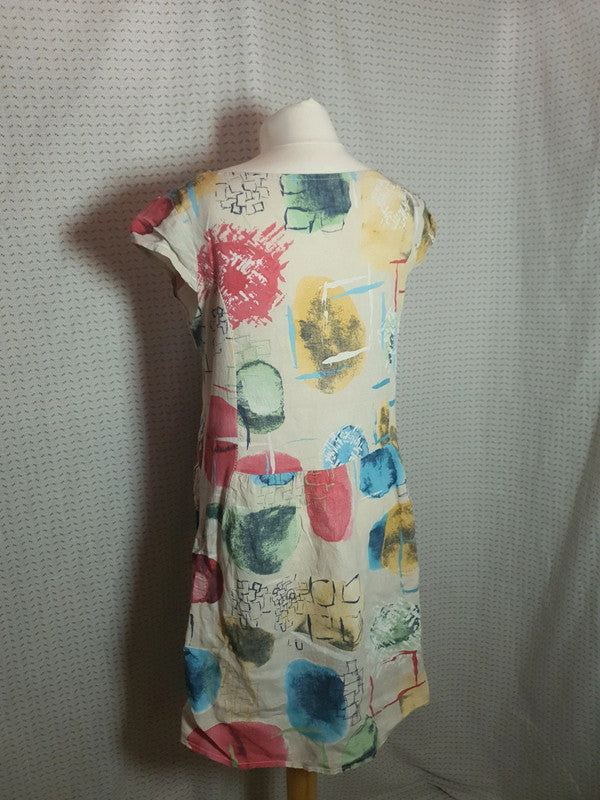 Robe multicolores La compagnie du lin T-40