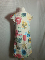 Robe multicolores La compagnie du lin T-40