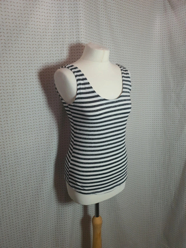 Débardeur gris et blanc Dream Valley