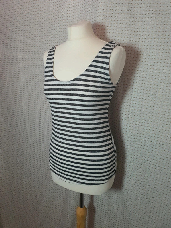 Débardeur gris et blanc Dream Valley