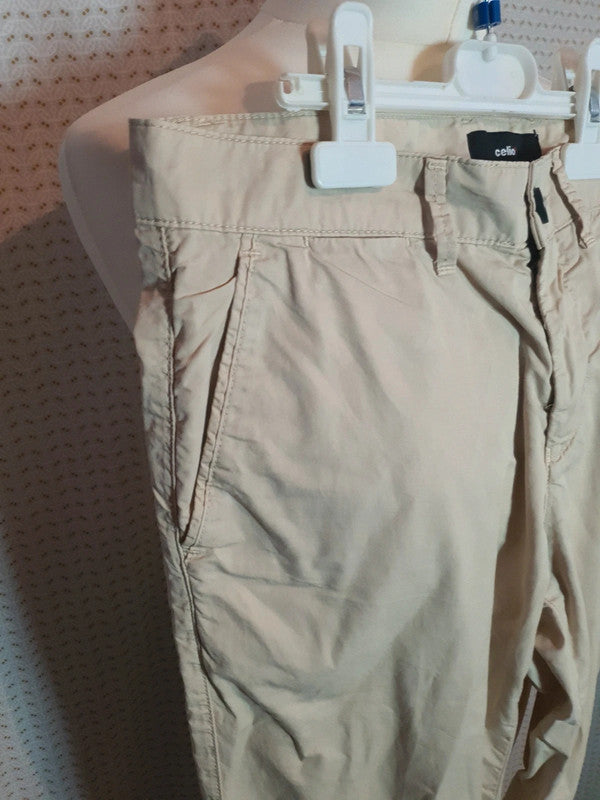Pantalon Celio beige