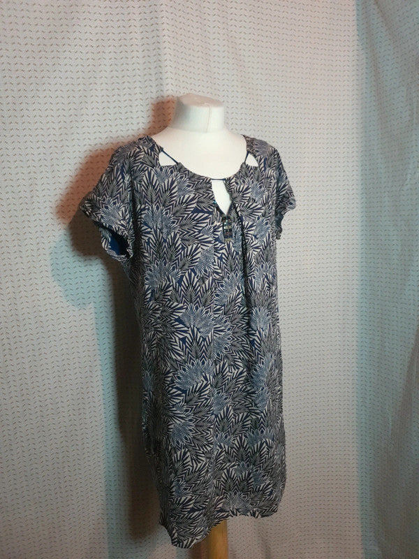 Robe bleu feuillus One Step