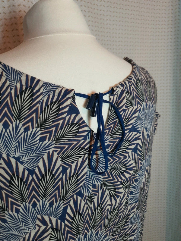 Robe bleu feuillus One Step