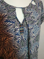 Robe bleu feuillus One Step