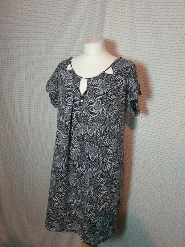 Robe bleu feuillus One Step
