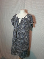 Robe bleu feuillus One Step