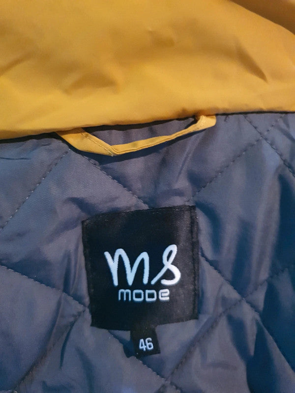 Manteau MSmode jaune taille 48