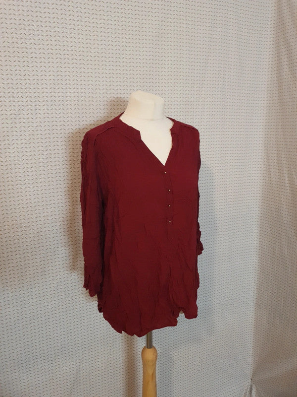 Chemisier Etam rouge taille 44