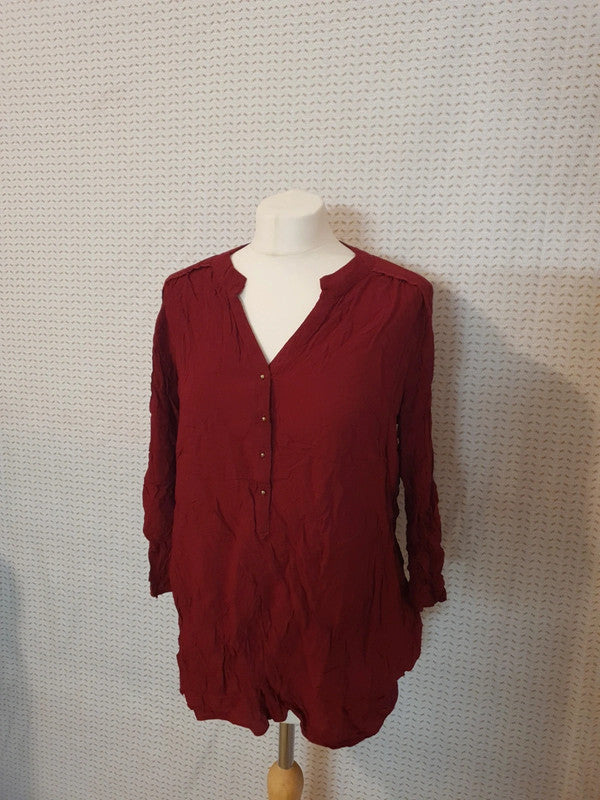 Chemisier Etam rouge taille 44