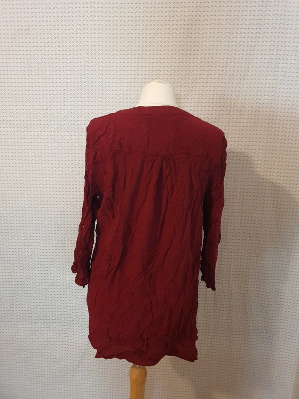 Chemisier Etam rouge taille 44