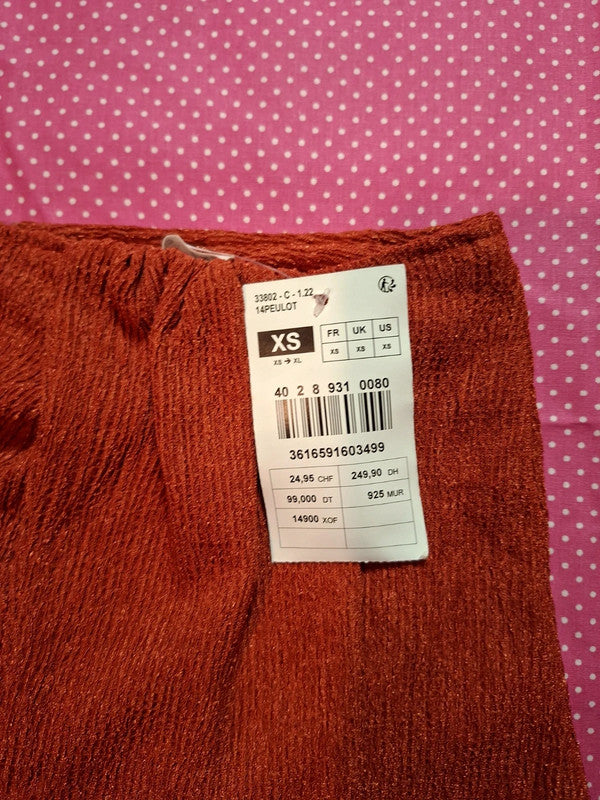 Jupe marron Gémo Taille XS