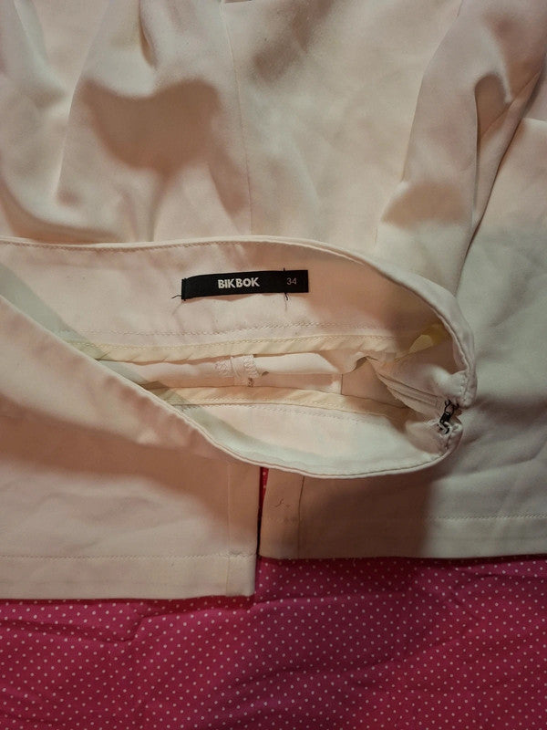 Pantalon crème Bik Bok Taille XS