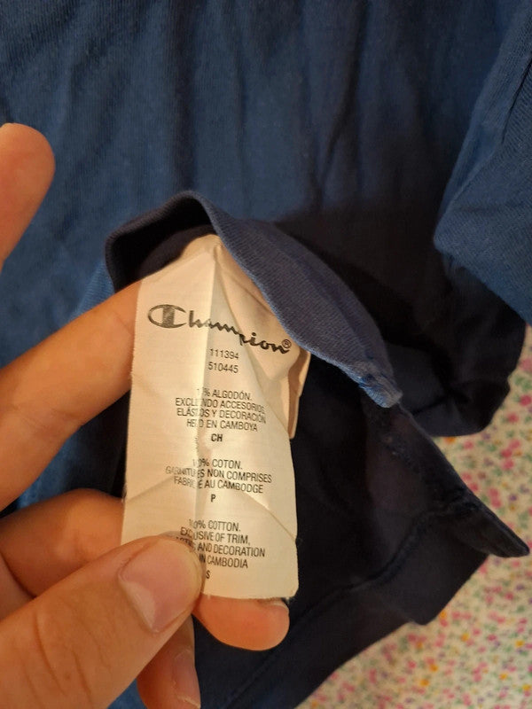 T-shirt bleu marine Champion Taille S