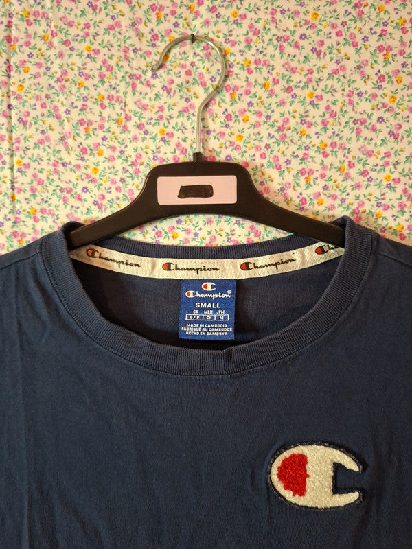 T-shirt bleu marine Champion Taille S