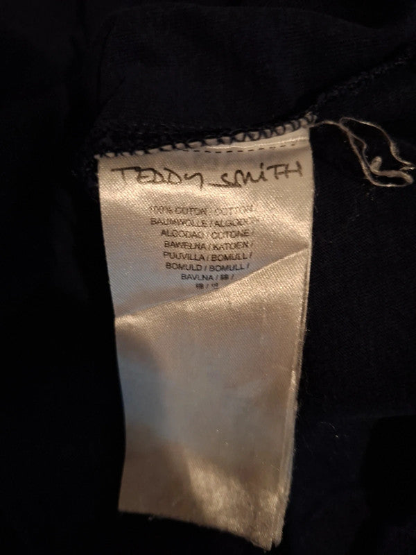T-shirt bleu Teddy Smith Taille L