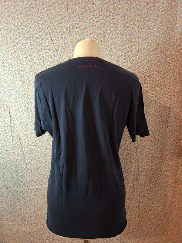 T-shirt bleu Teddy Smith Taille L