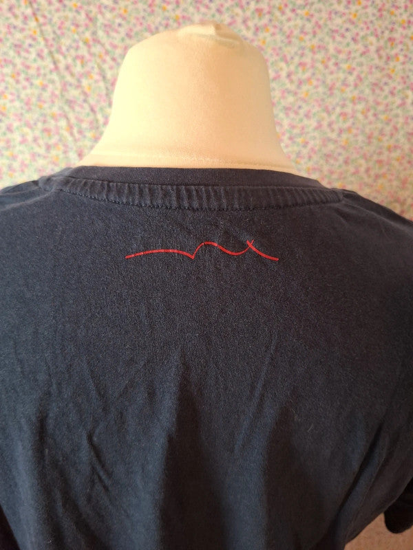 T-shirt bleu Teddy Smith Taille L