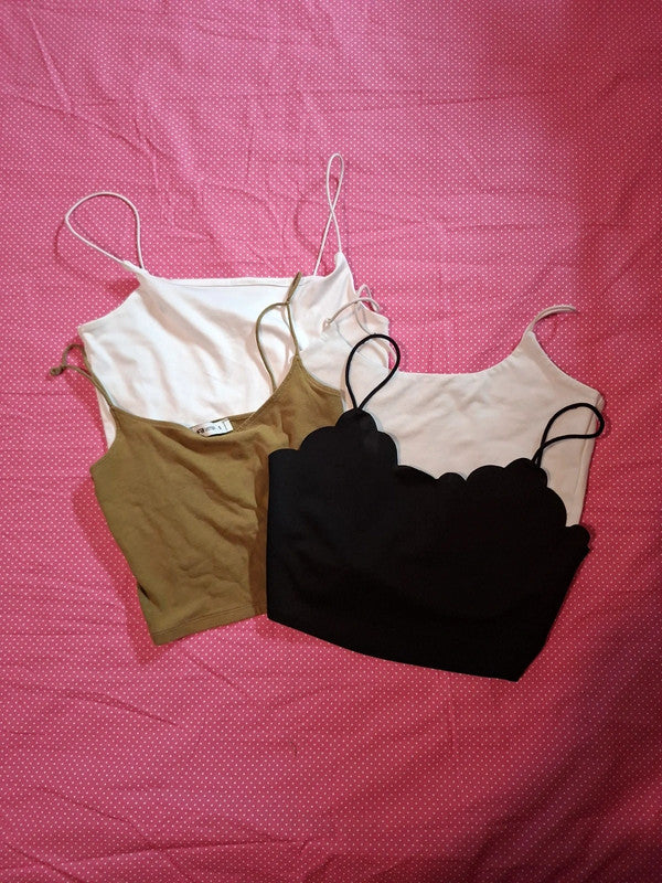 Lot de top court Taille XS-S