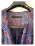 Tunique fleurie et violette