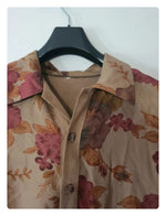 Chemise ancienne fleurie