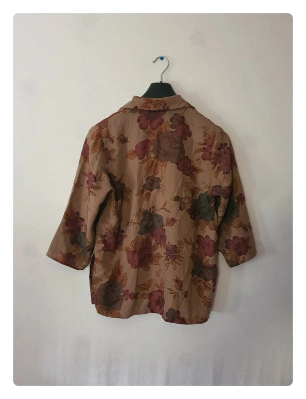 Chemise ancienne fleurie