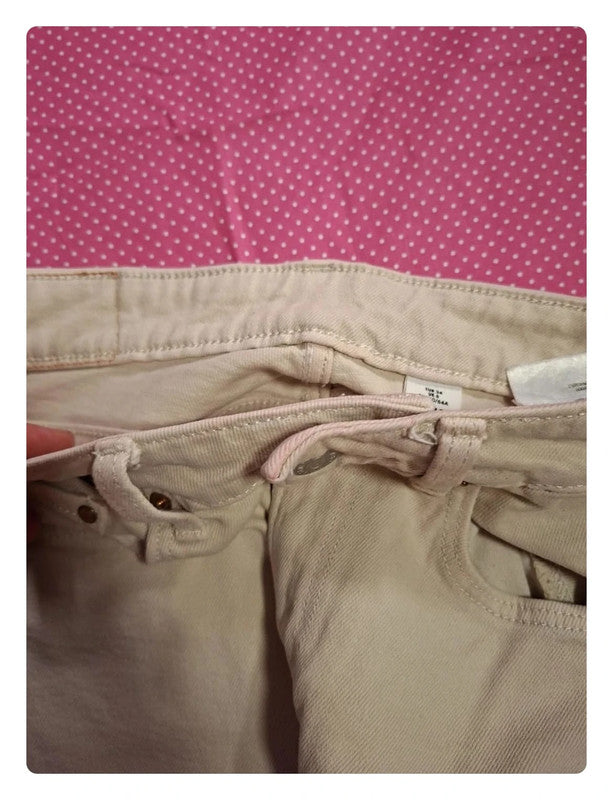 Jeans créme H&M Taille XS