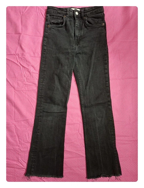 Jeans noir Zara Taille XS