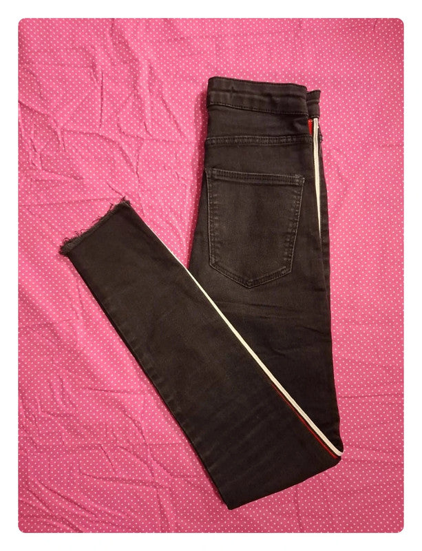 Jeans noir Zara Taille XS