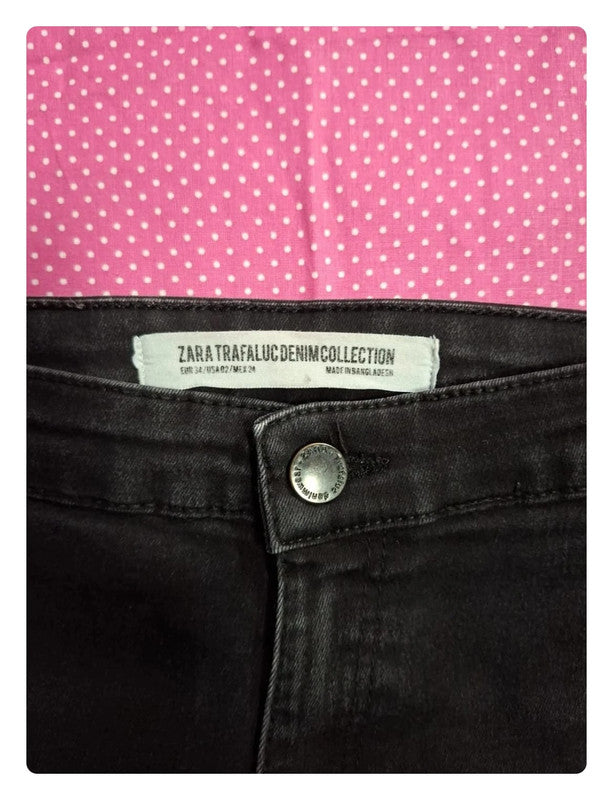 Jeans noir Zara Taille XS