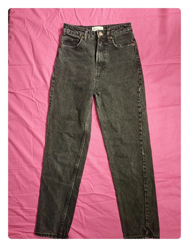 Jeans noir Zara Taille XXS